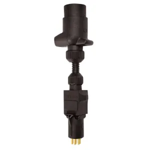 7 Pin Large Round Socket - 7 Pin Small Round Plug - Standard
