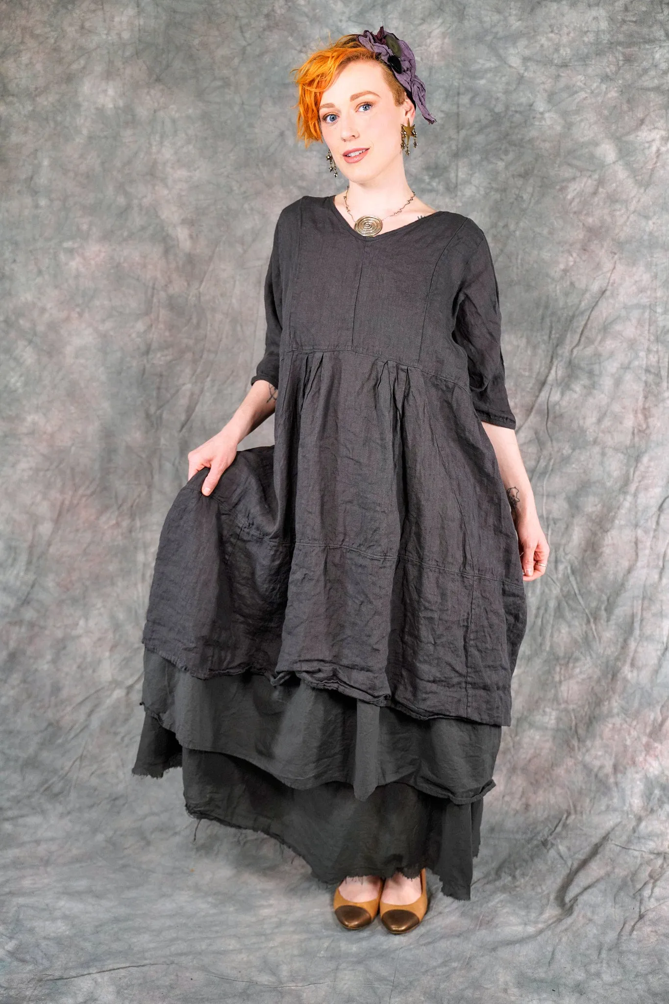 7248 Process Dress Faded Iron-U