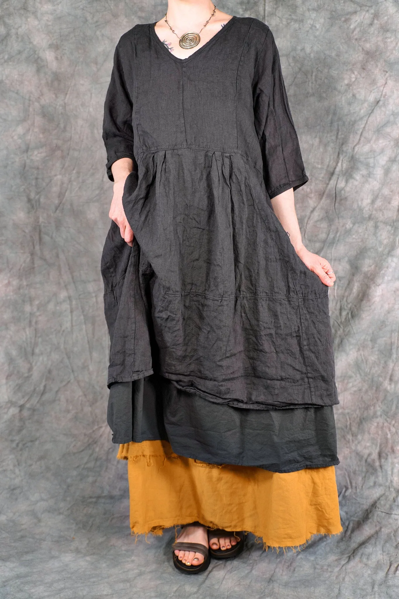 7248 Process Dress Faded Iron-U