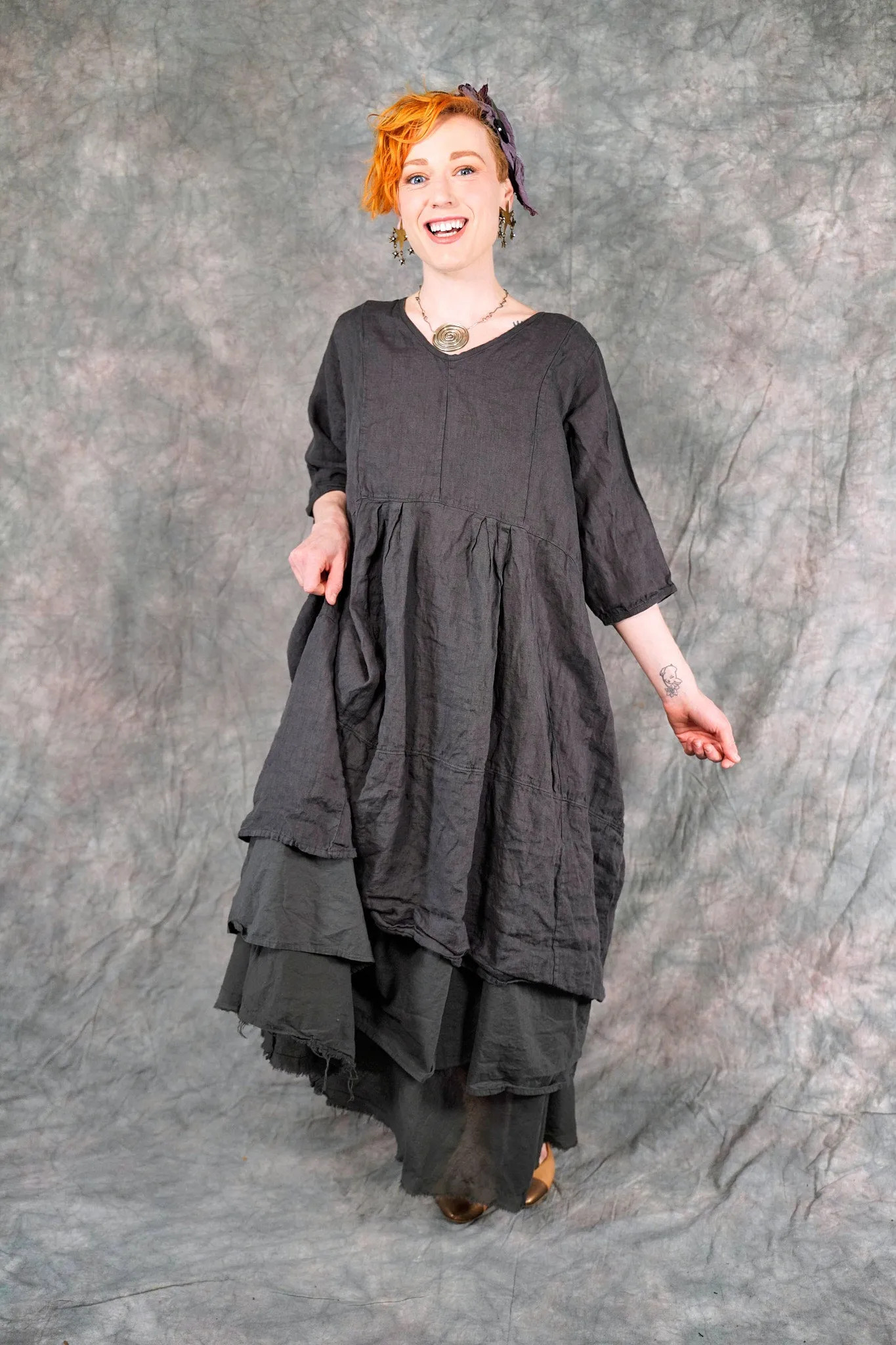 7248 Process Dress Faded Iron-U