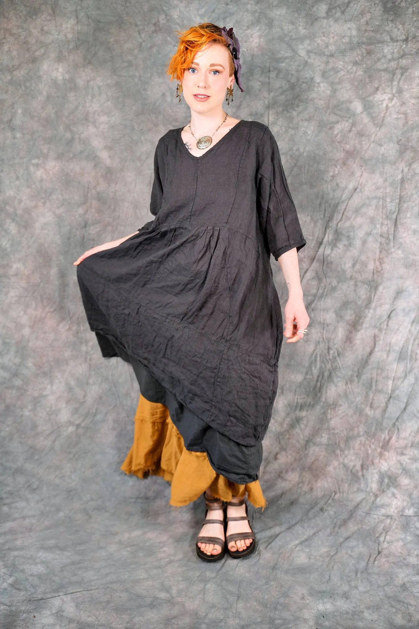 7248 Process Dress Faded Iron-U