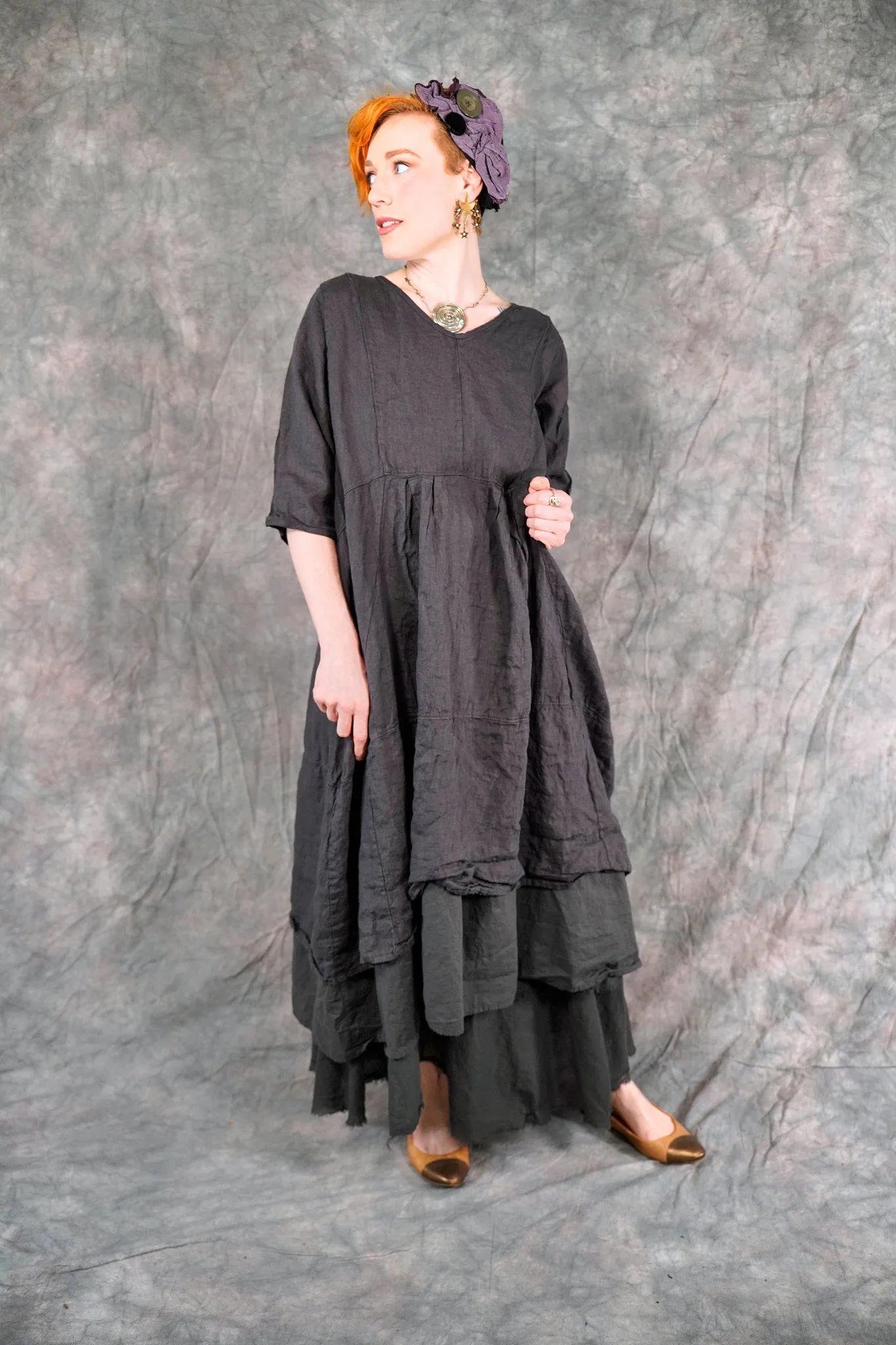 7248 Process Dress Faded Iron-U