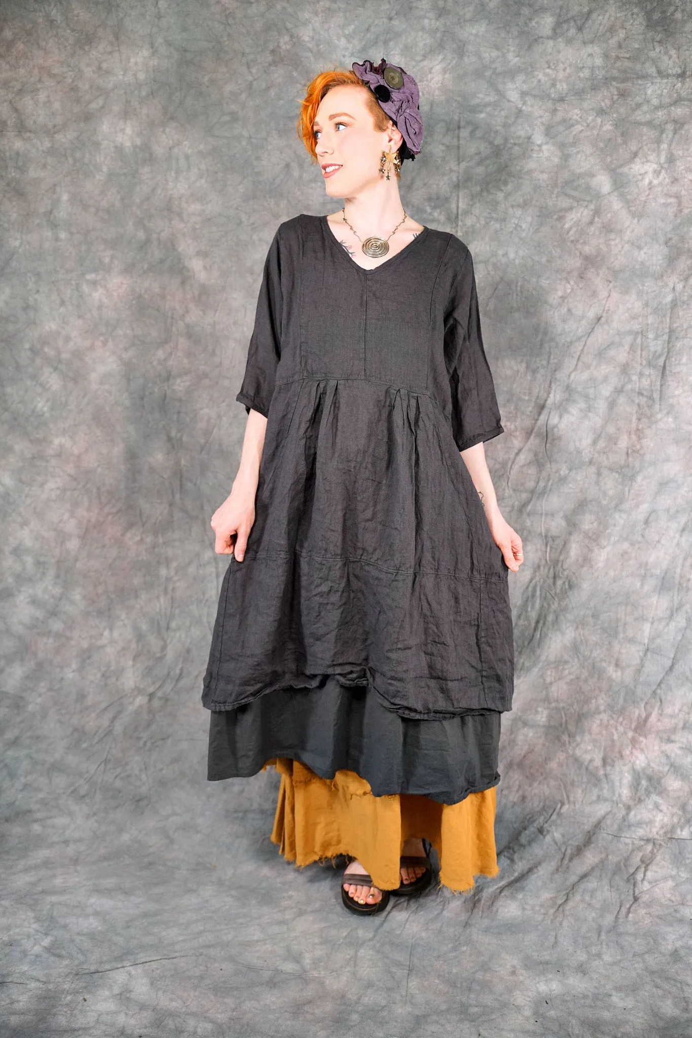 7248 Process Dress Faded Iron-U