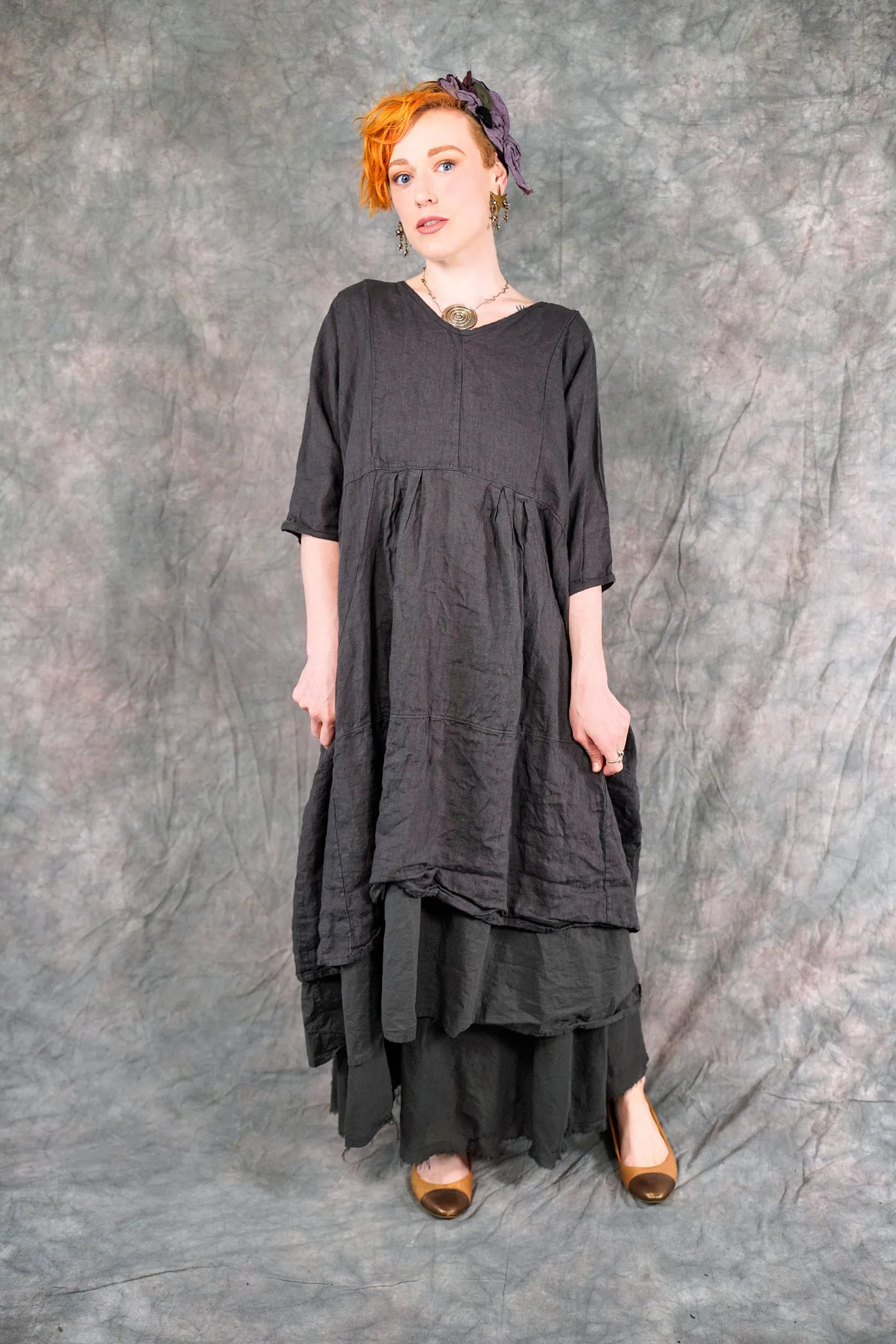 7248 Process Dress Faded Iron-U