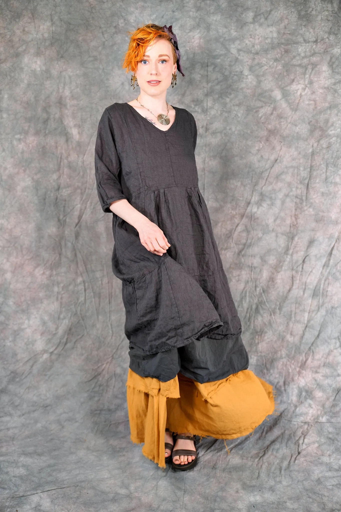 7248 Process Dress Faded Iron-U