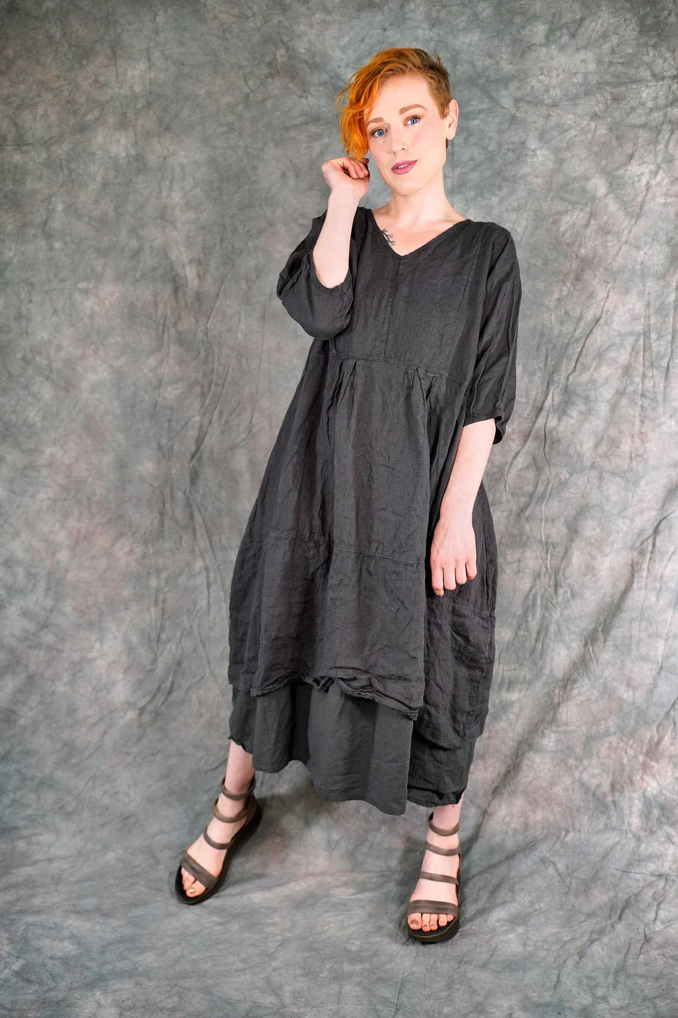 7248 Process Dress Faded Iron-U