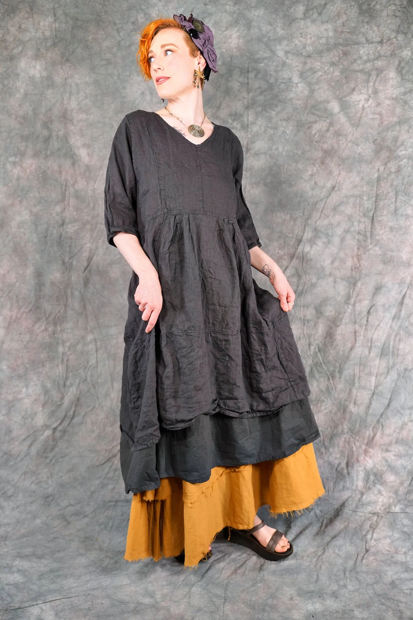 7248 Process Dress Faded Iron-U
