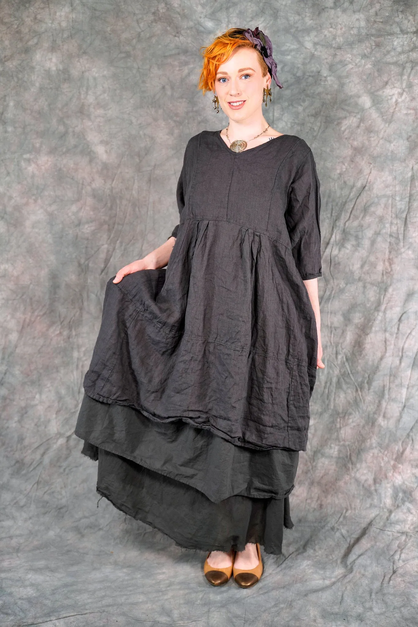 7248 Process Dress Faded Iron-U