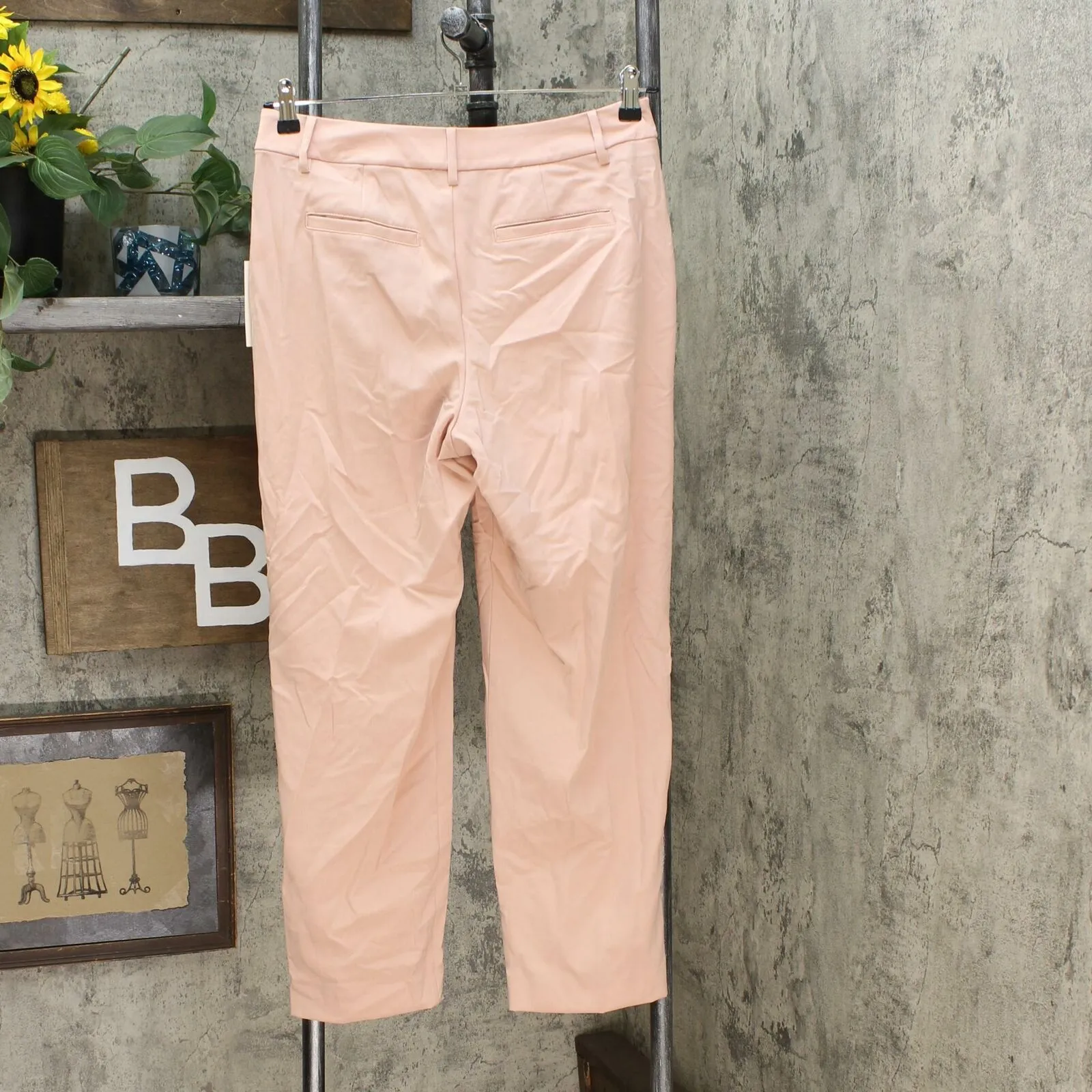 A New Day Women's Mid-Rise Straight Leg Pleated Front Trouser Pants