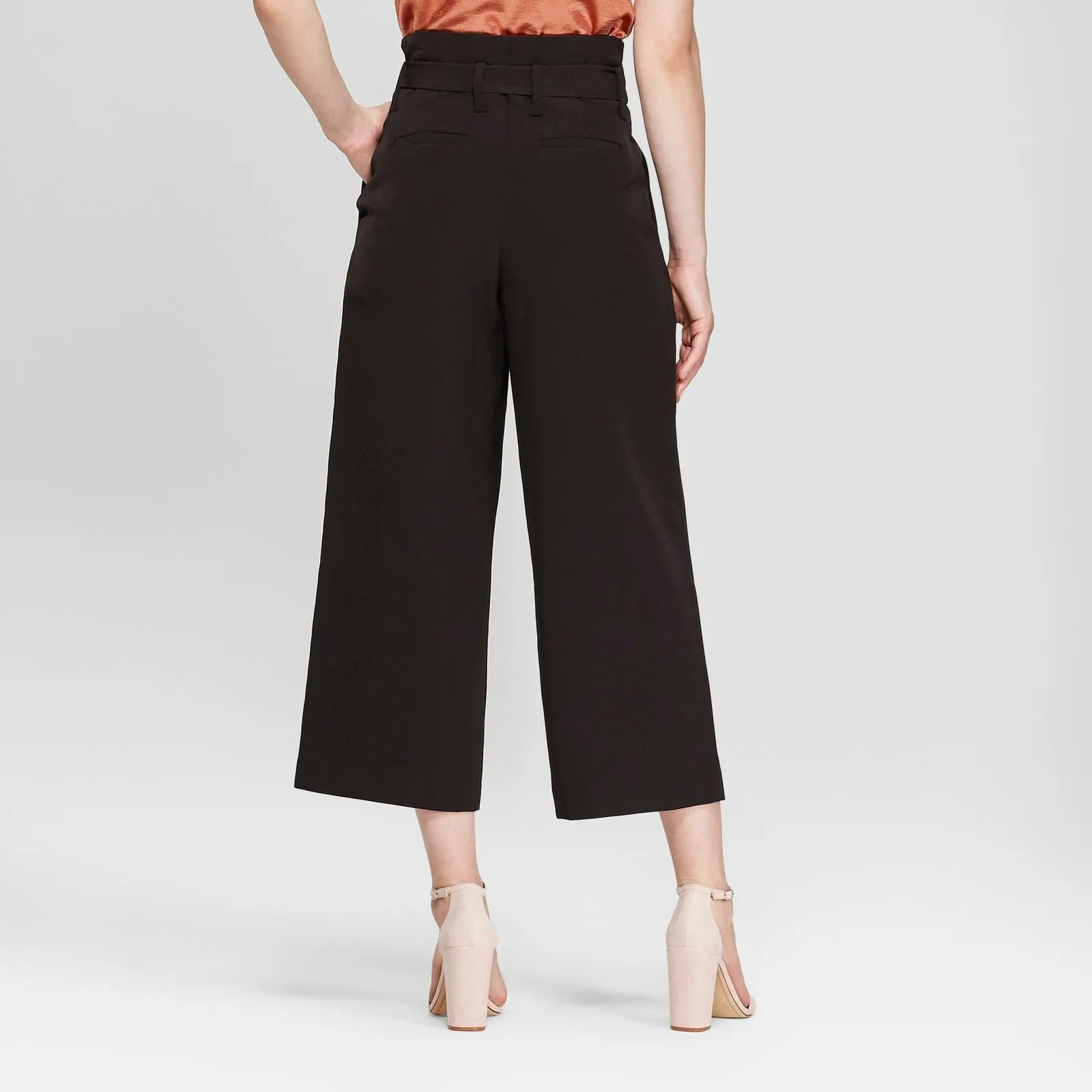 A New Day Women's Tie Waist Crop Pants