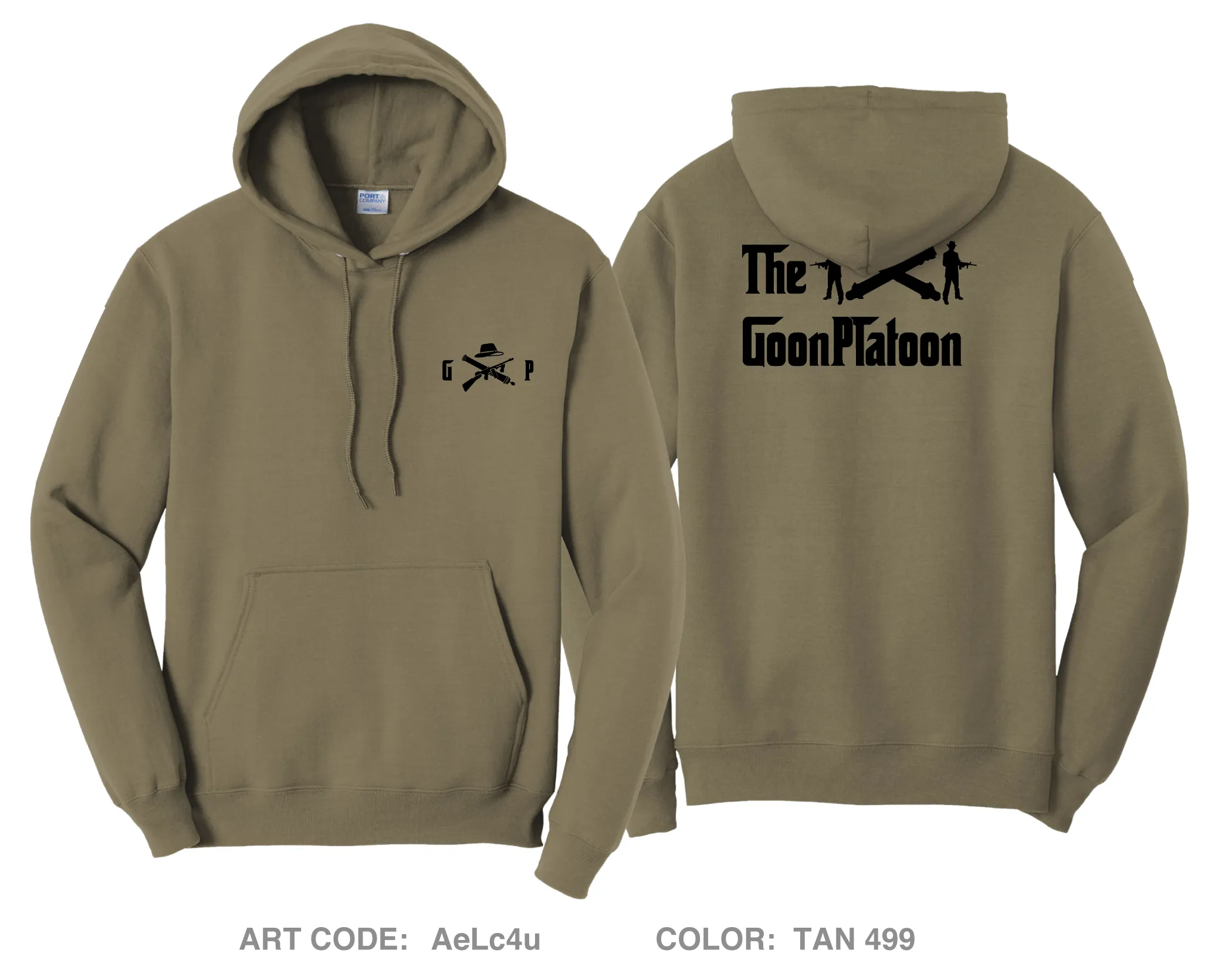 Aces Battery, 2-32 Field Artillery Regiment Comfort Unisex Hooded Sweatshirt - AeLc4u