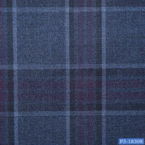 Aegean Blue Check Suit