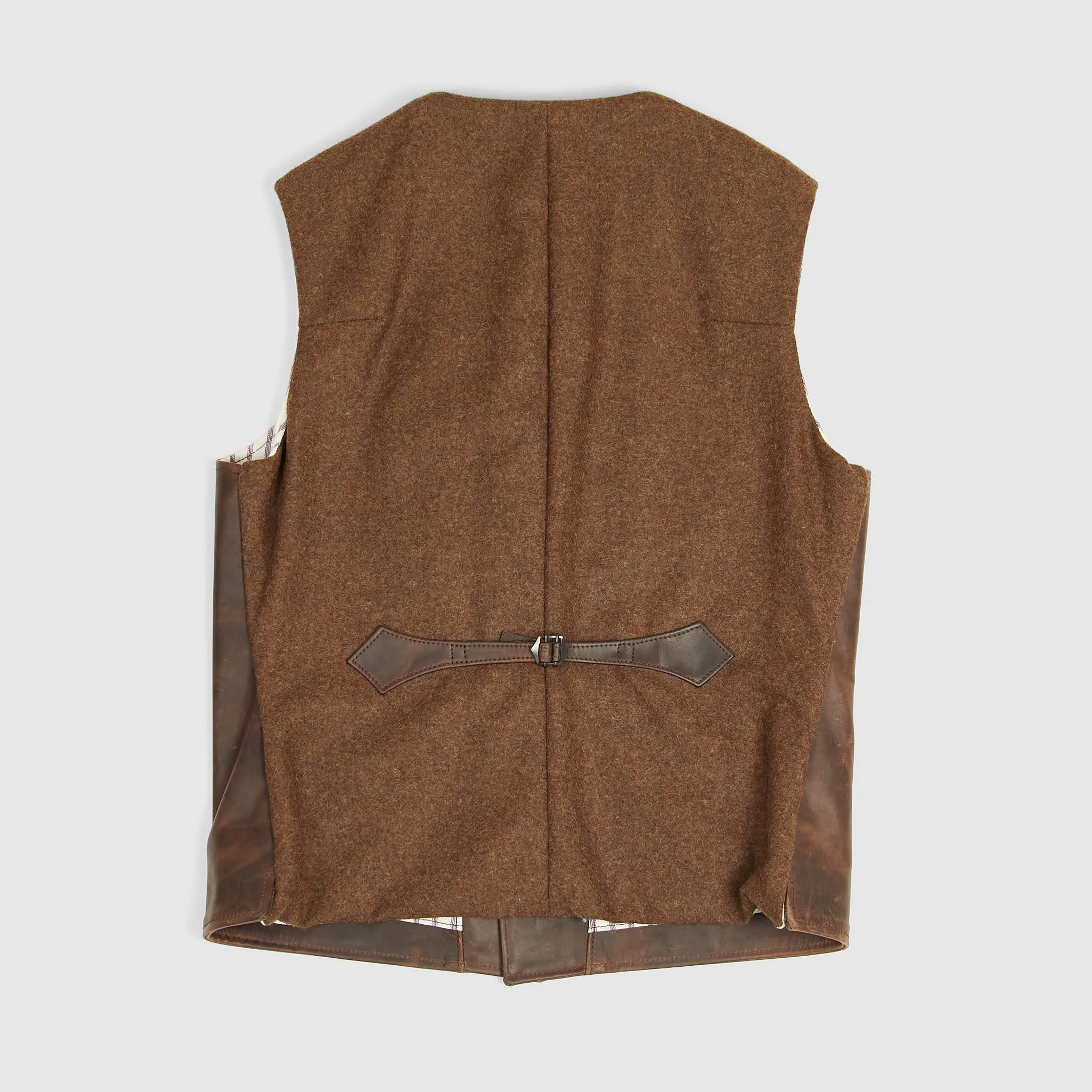 Aero Leathers Shackleton Wool-Leather Vest