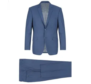 Alessandro Vitello by Renoir 2-Piece Slim Fit Notch Lapel Navy Suit 2106-3
