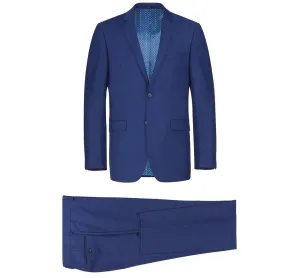 Alessandro Vitello by Renoir Royal Blue 2-Piece Classic Fit Single Breasted Notch Lapel Suit 201-20