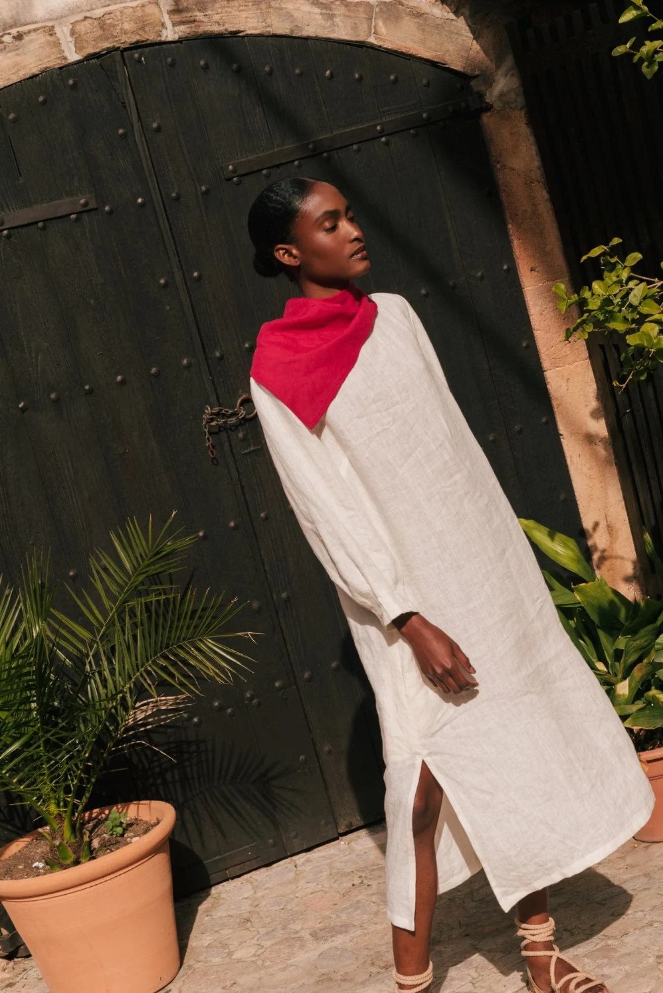 Amalia Linen Long-length Dress | Multiple Colours