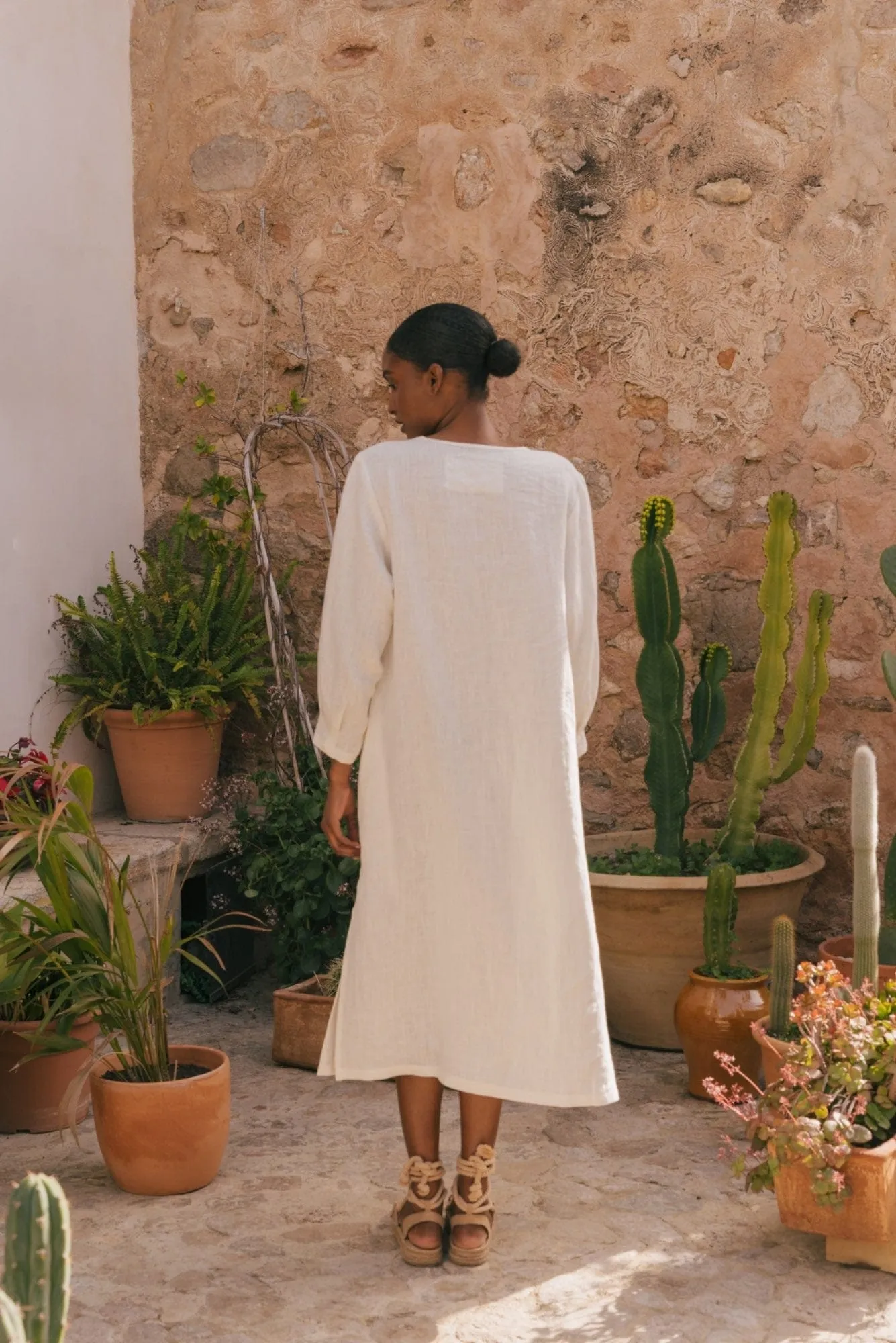 Amalia Linen Long-length Dress | Multiple Colours