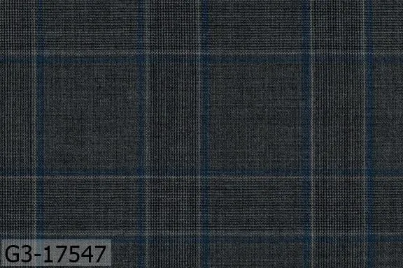 Anchor Grey With White And Space Blue Check Suit