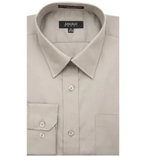 Angelo Rossi Modern Fit Dress Shirt - Tan