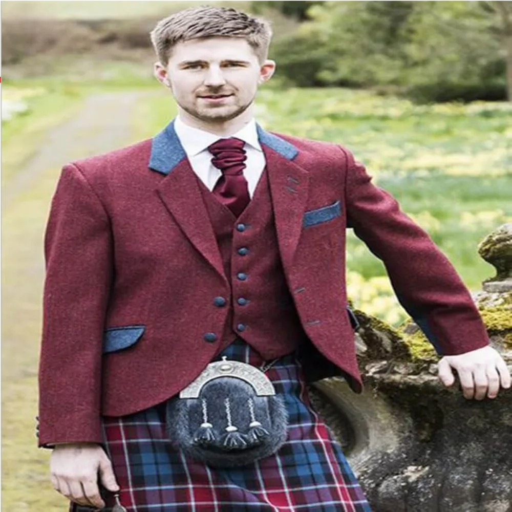 Argyll kilt Jacket & Waistcoat Two Color Combinations