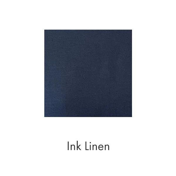 Atelier Dress in Dove Striped Linen