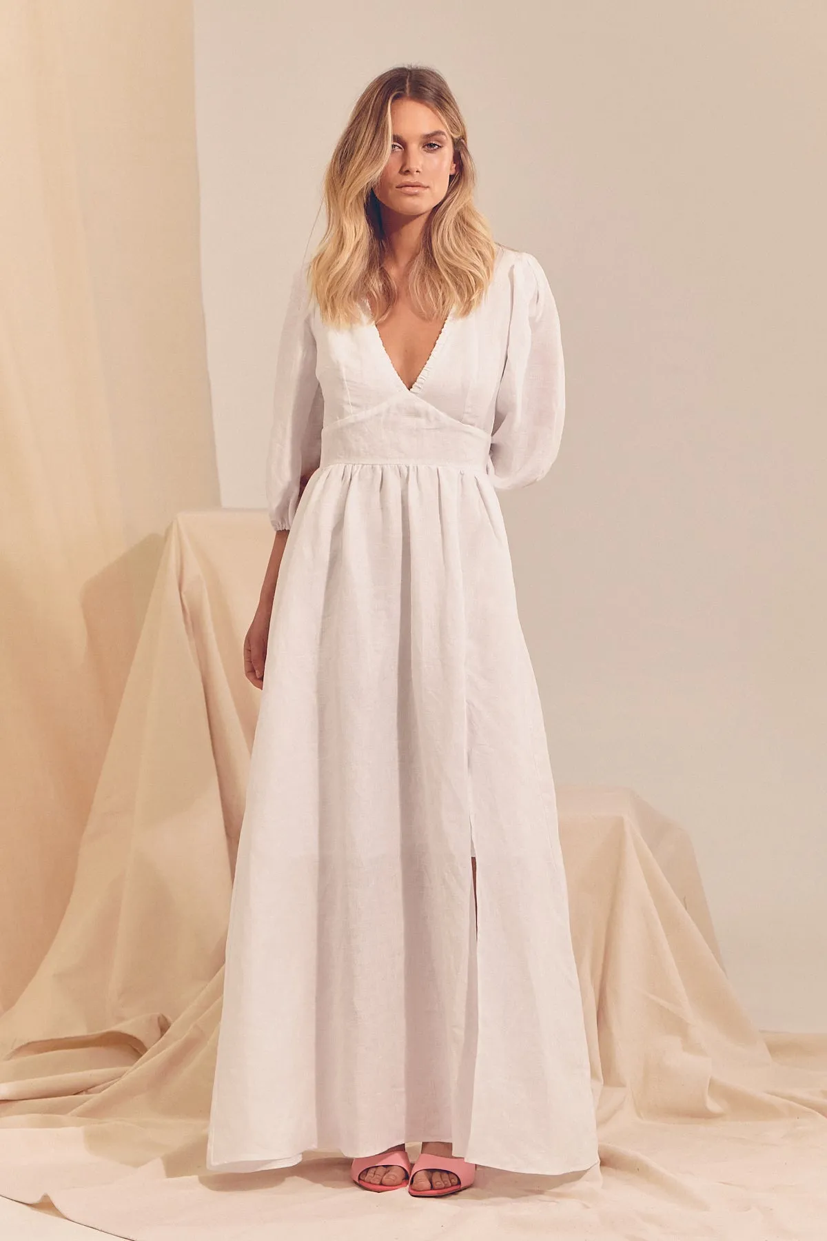 Aura Dress - White Messina