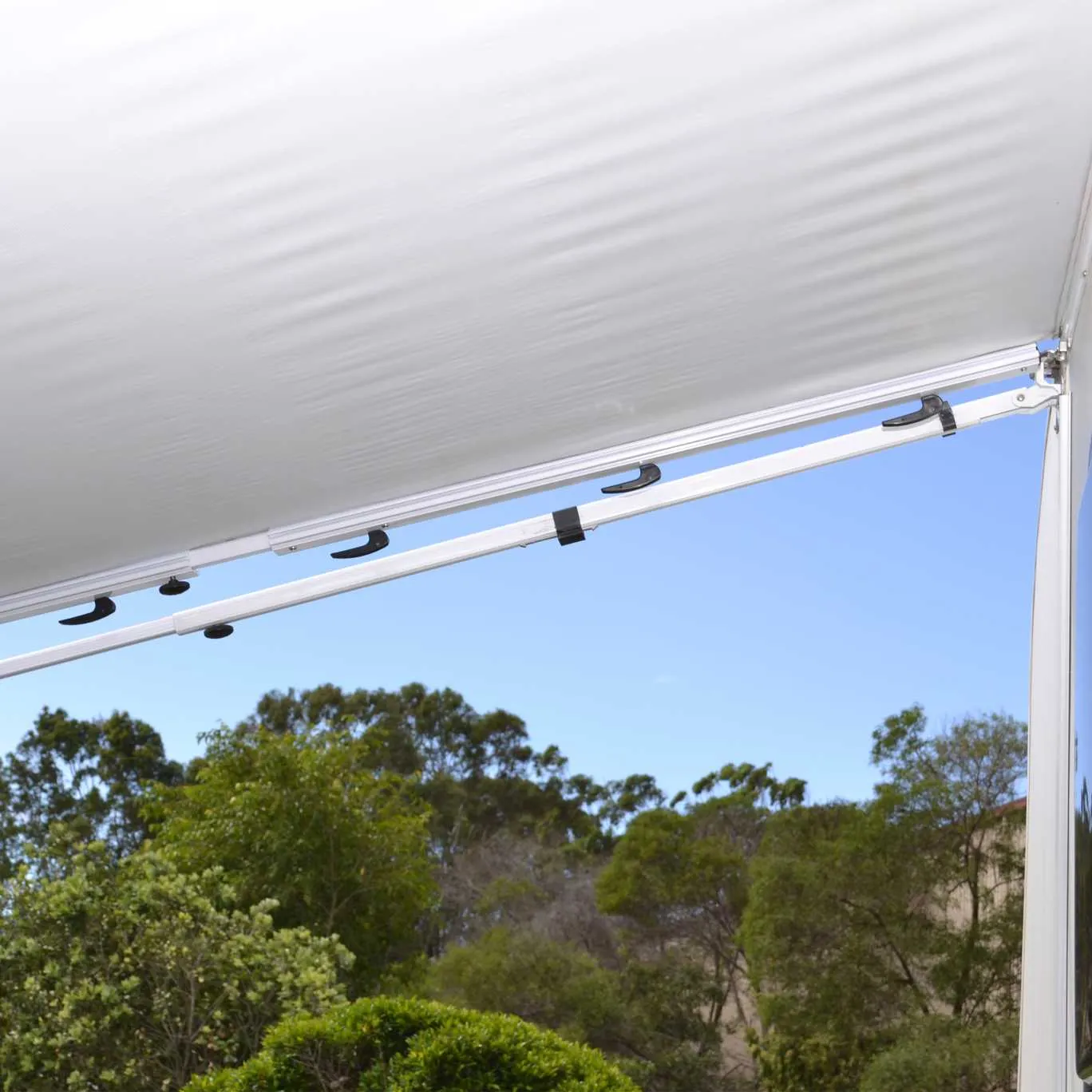Aussie Traveller White AFK Kit Long to Suit 2300-2400mm Awning Projection