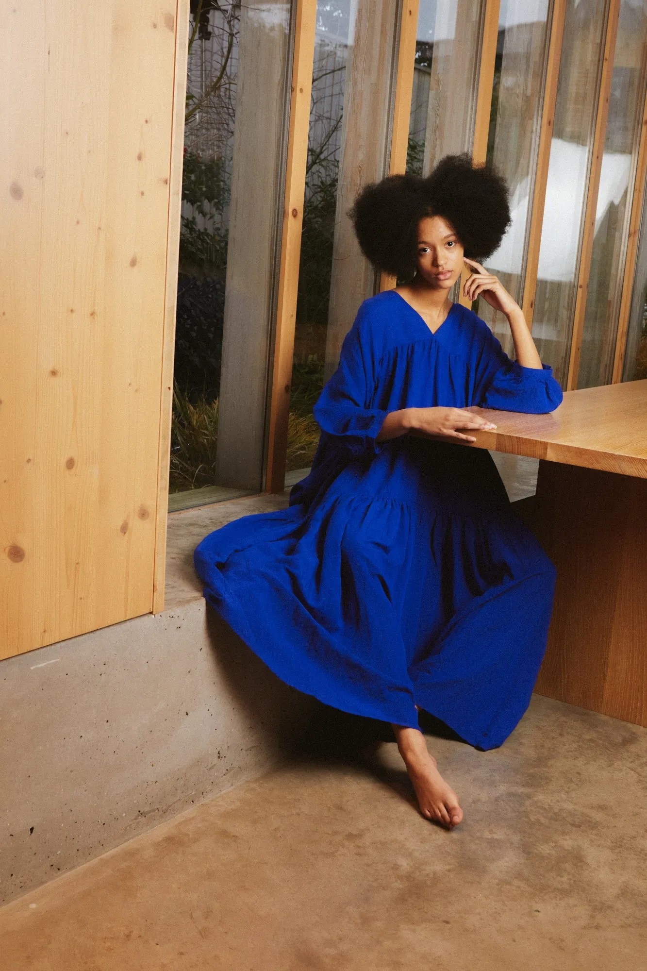 Ballad Dress Ultramarine