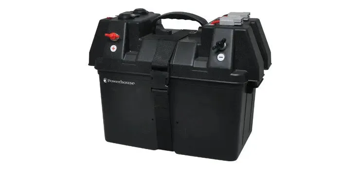 Battery Box for 12v Portable Power System - Ideal for in Car 2nd Battery