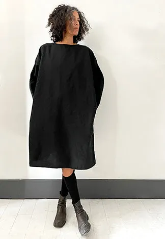 BATWING DRESS COTTON