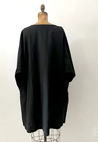BATWING DRESS COTTON