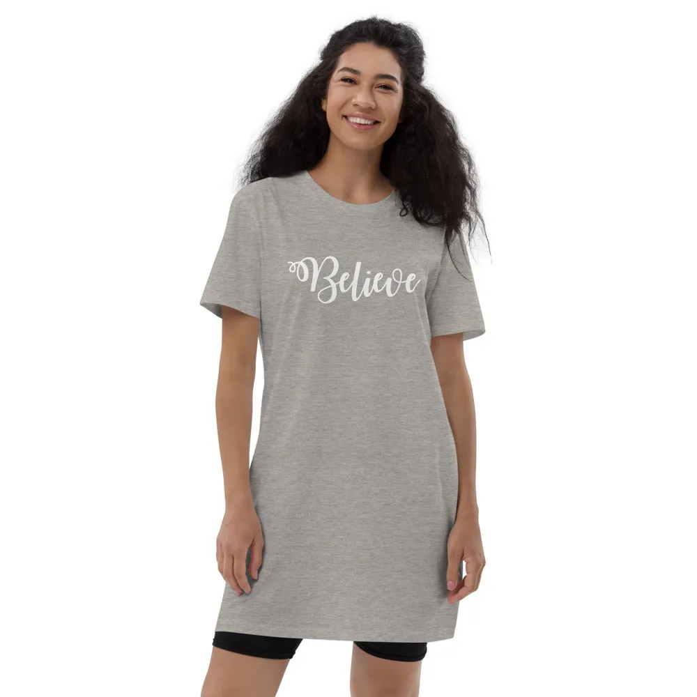 Believe  Cotton T-Shirt Dress