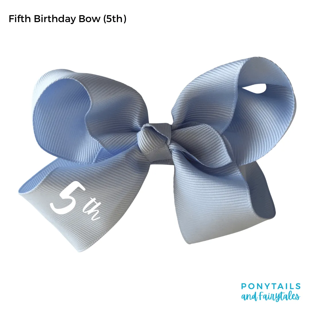 Birthday (Age) Big Bow