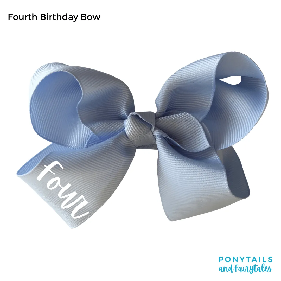 Birthday (Age) Big Bow
