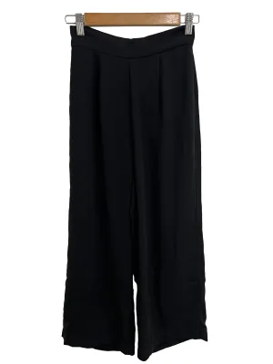 Black Pleated Palazzo Trousers