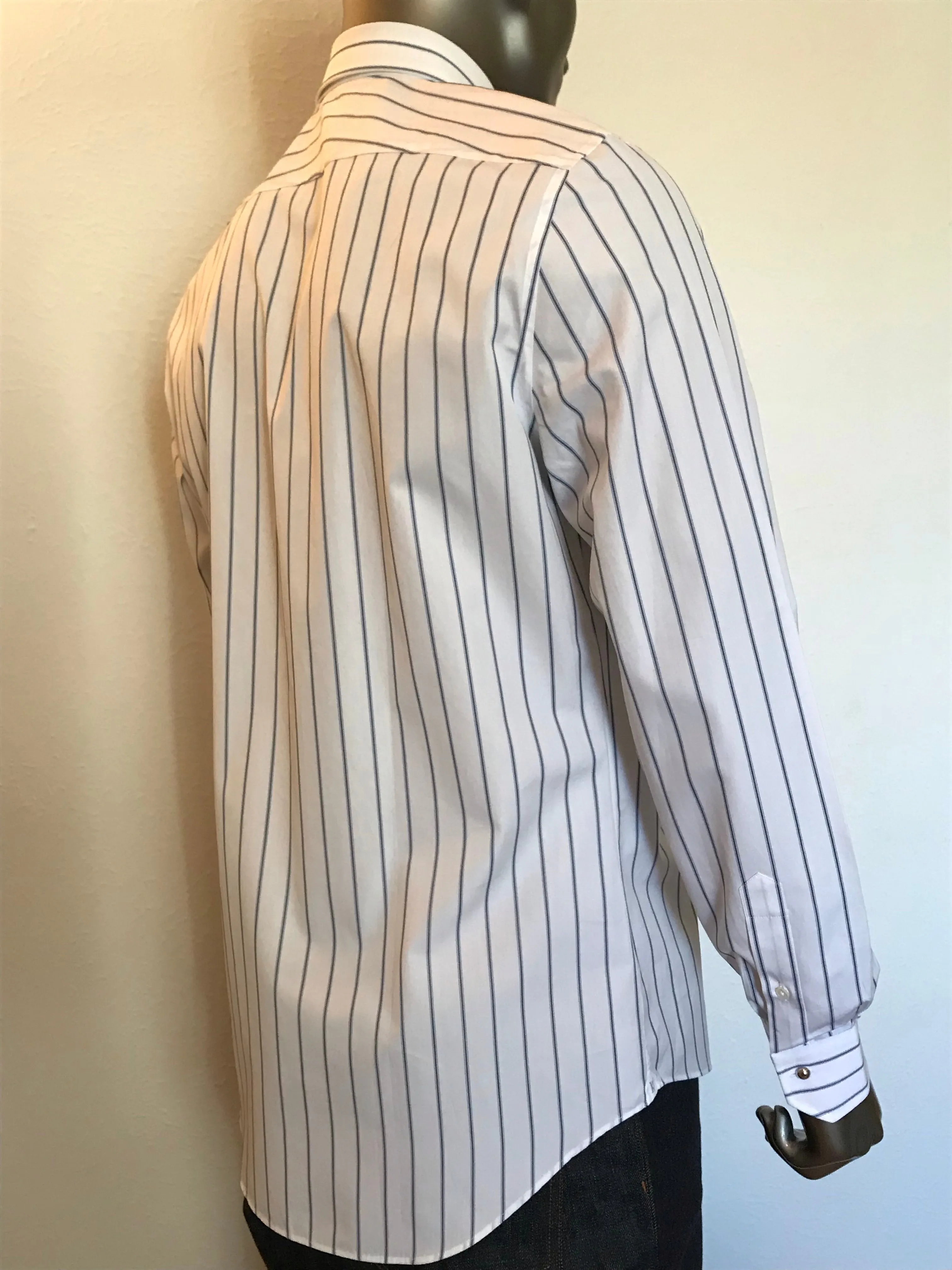 Blue & Black Stripe Shirt