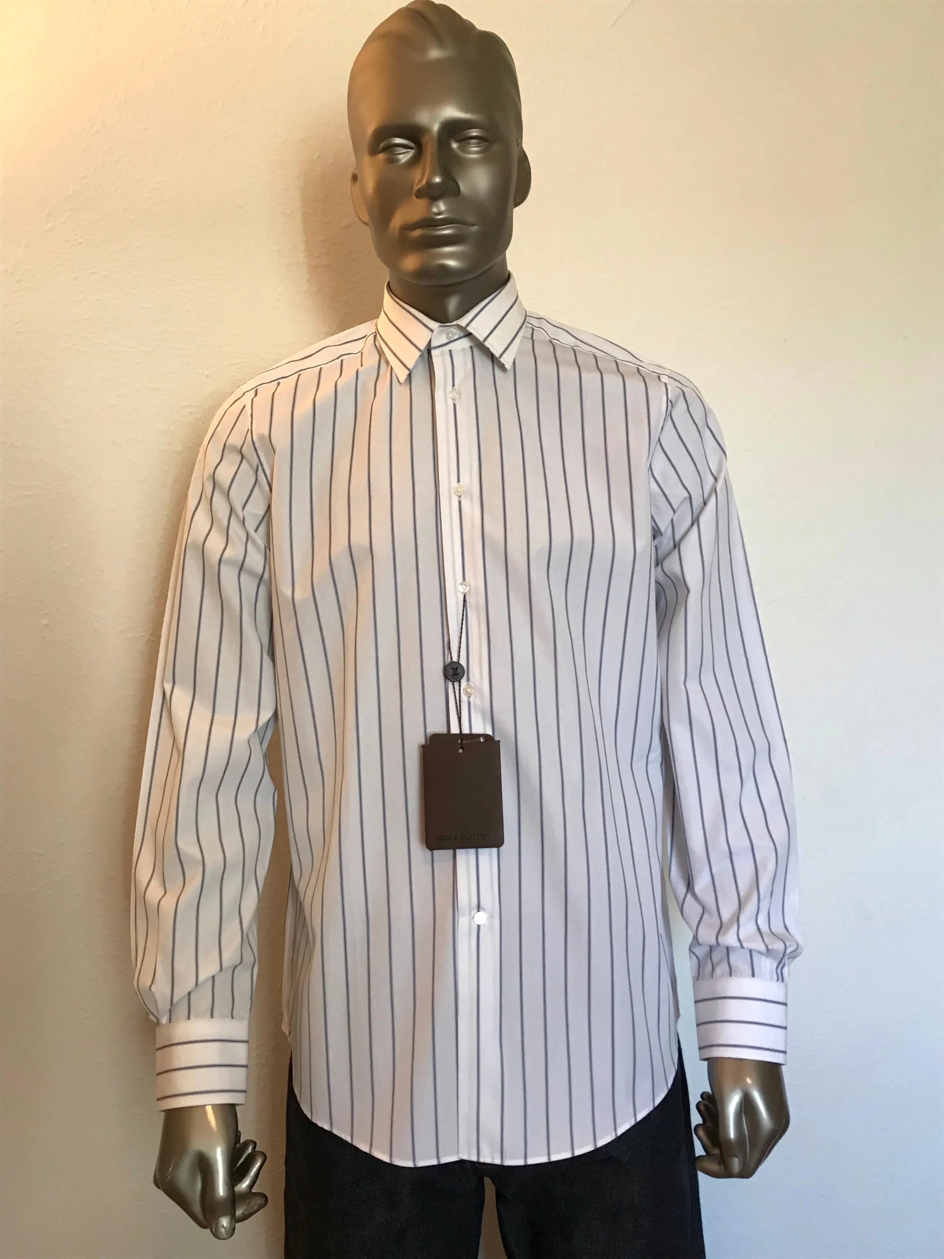 Blue & Black Stripe Shirt