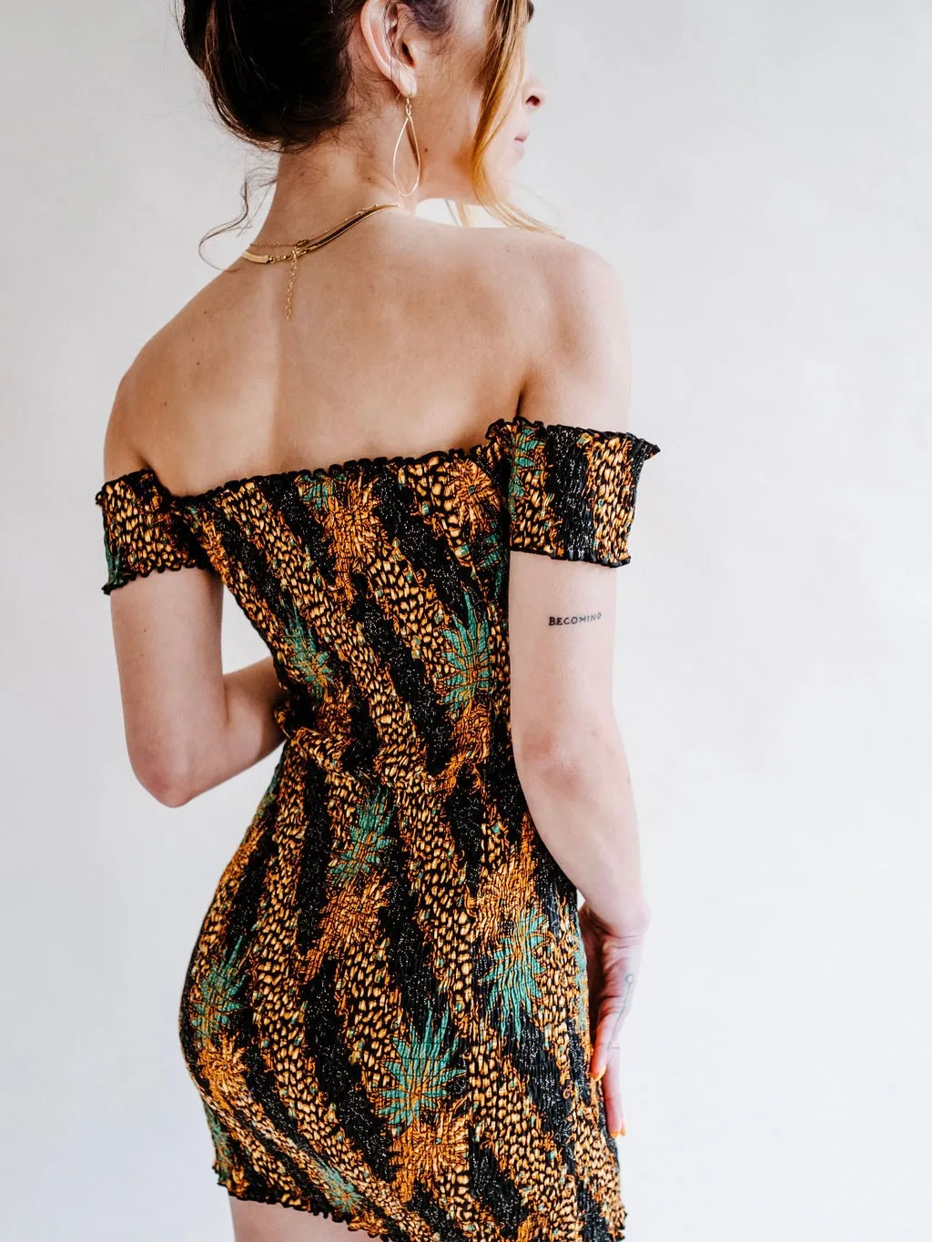 BRB Smocked Mini Dress