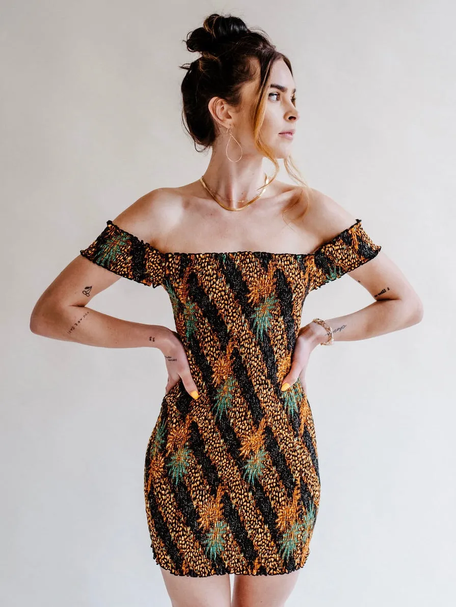 BRB Smocked Mini Dress
