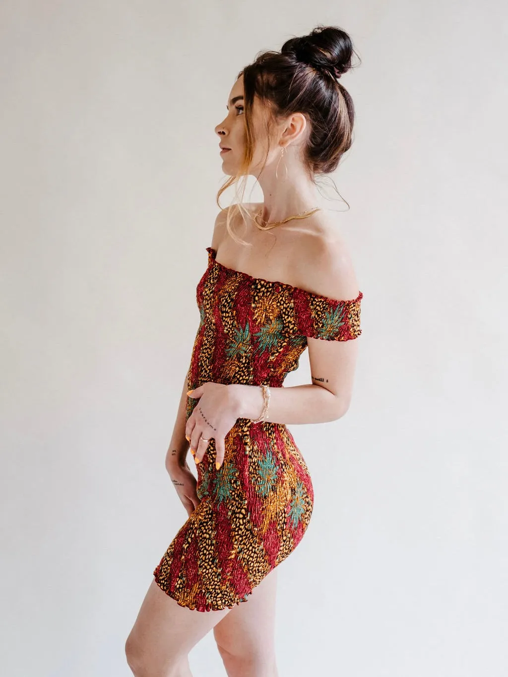 BRB Smocked Mini Dress