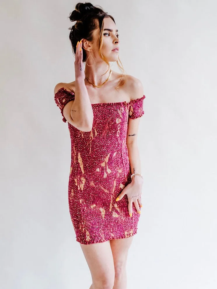 BRB Smocked Mini Dress