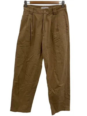Brown Pleated Trousers
