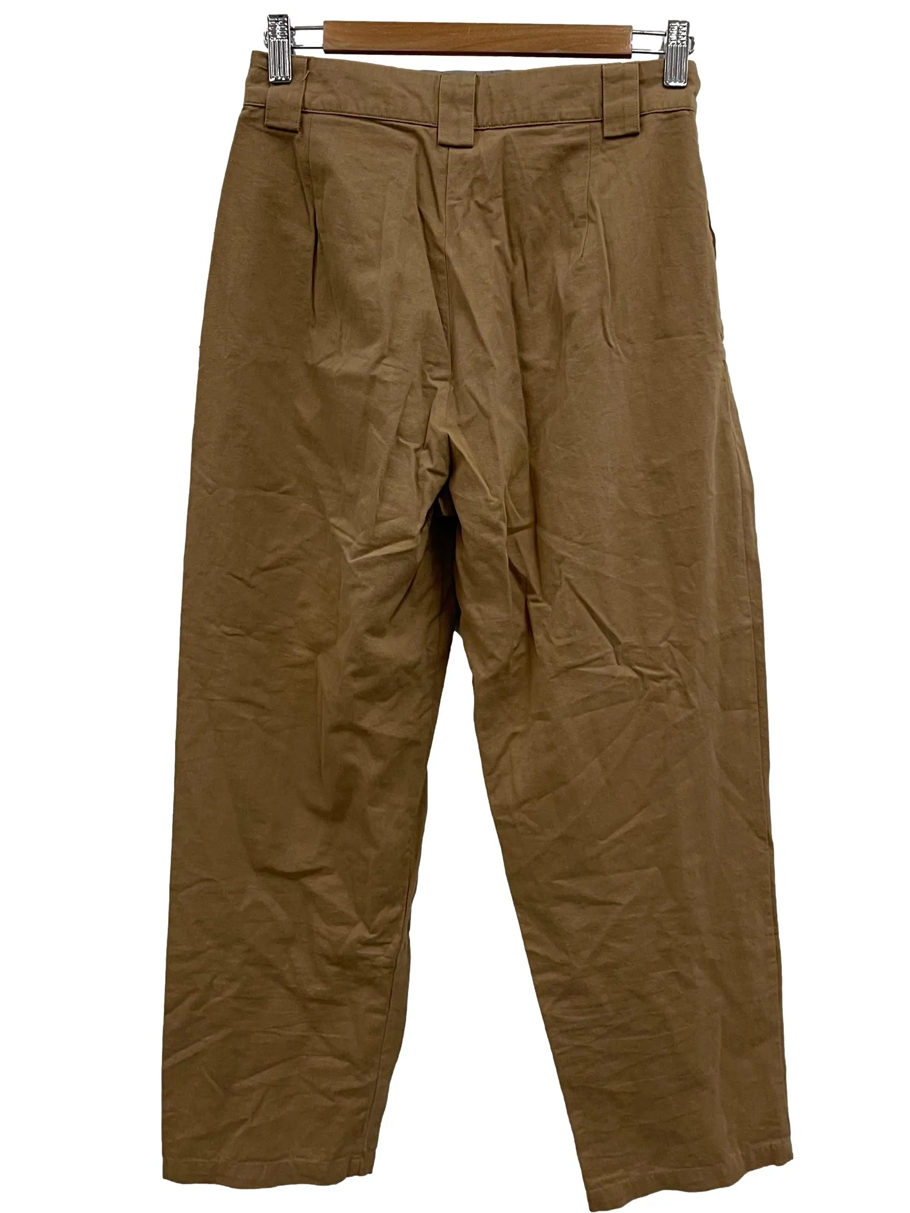 Brown Pleated Trousers