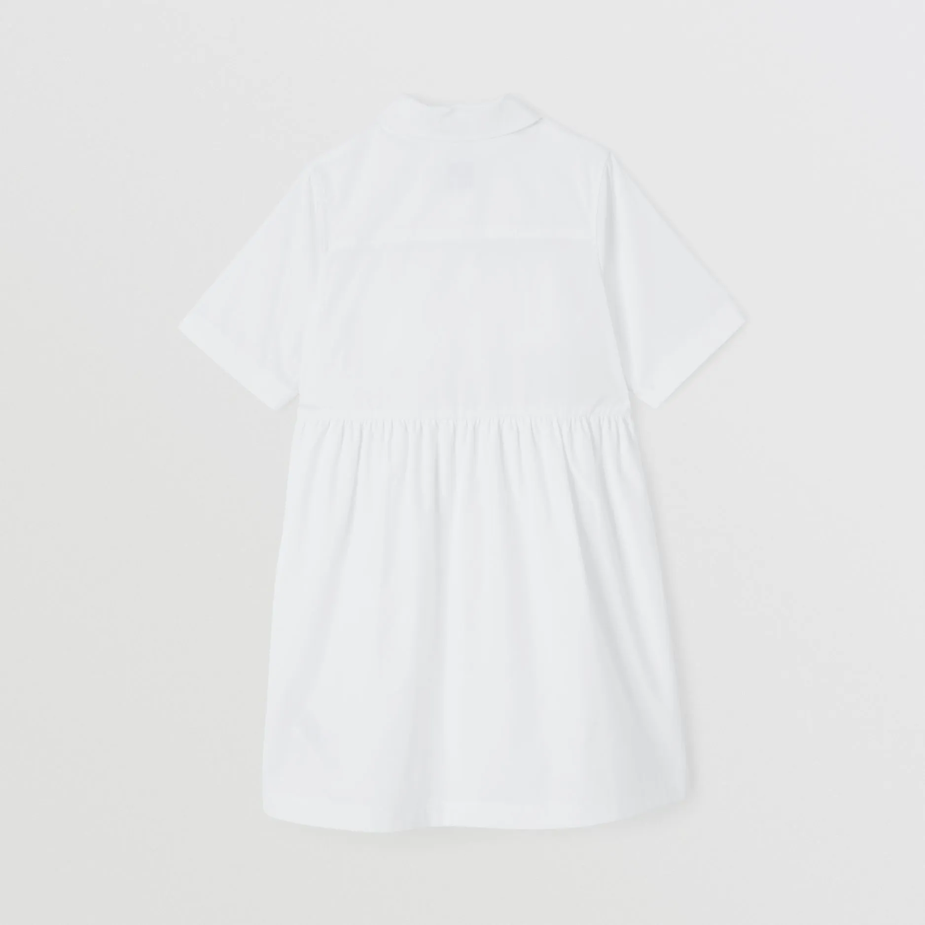 Burberry Logo Print Cotton Poplin Shirt Dress