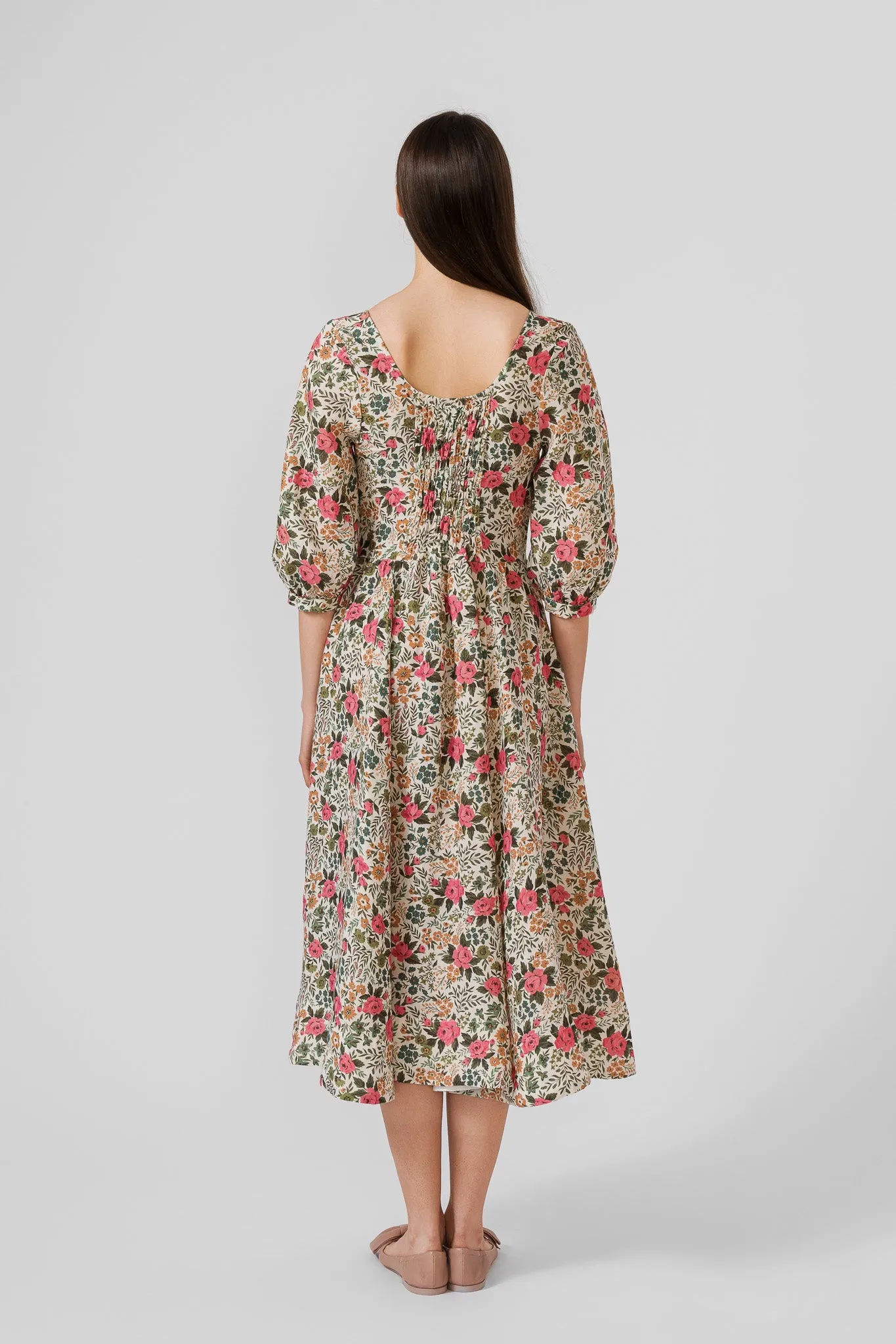 Carmen Dress, 3/4 Sleeve