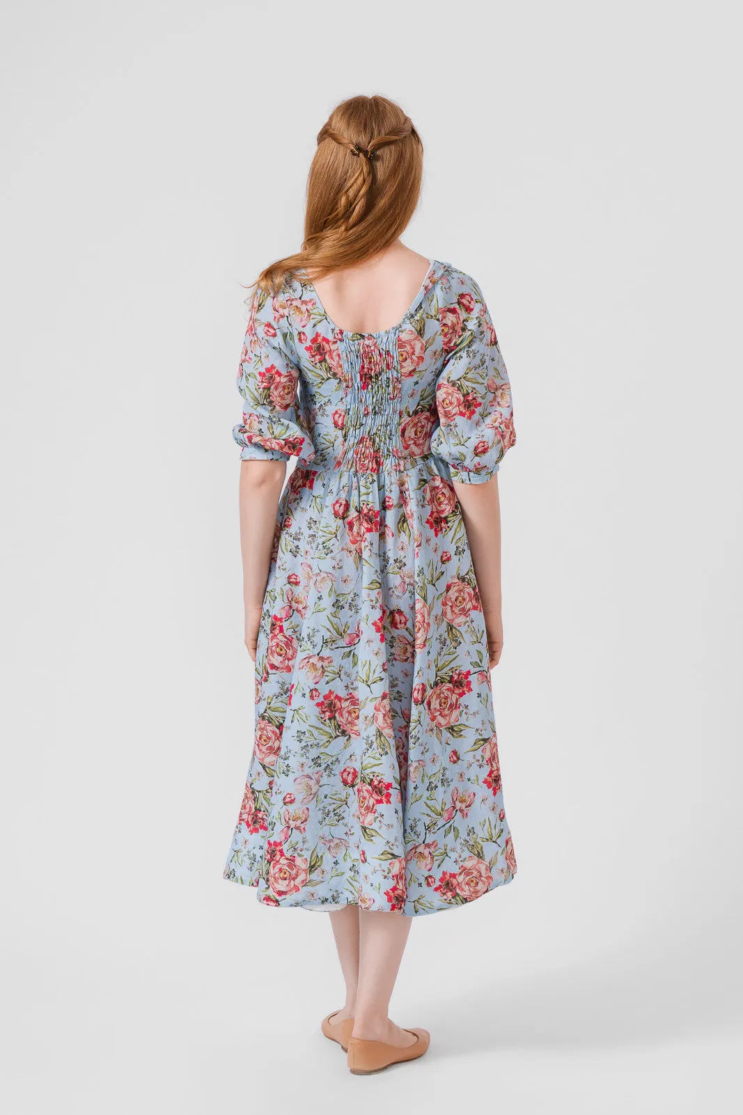 Carmen Dress, 3/4 Sleeve