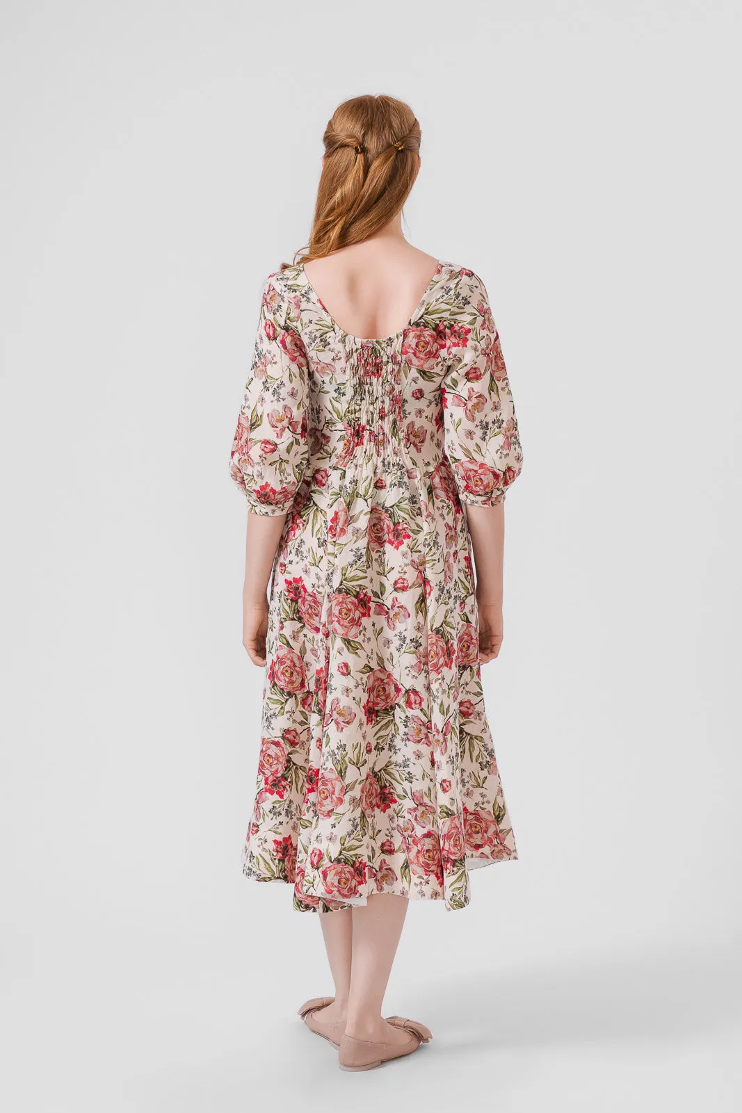 Carmen Dress, 3/4 Sleeve