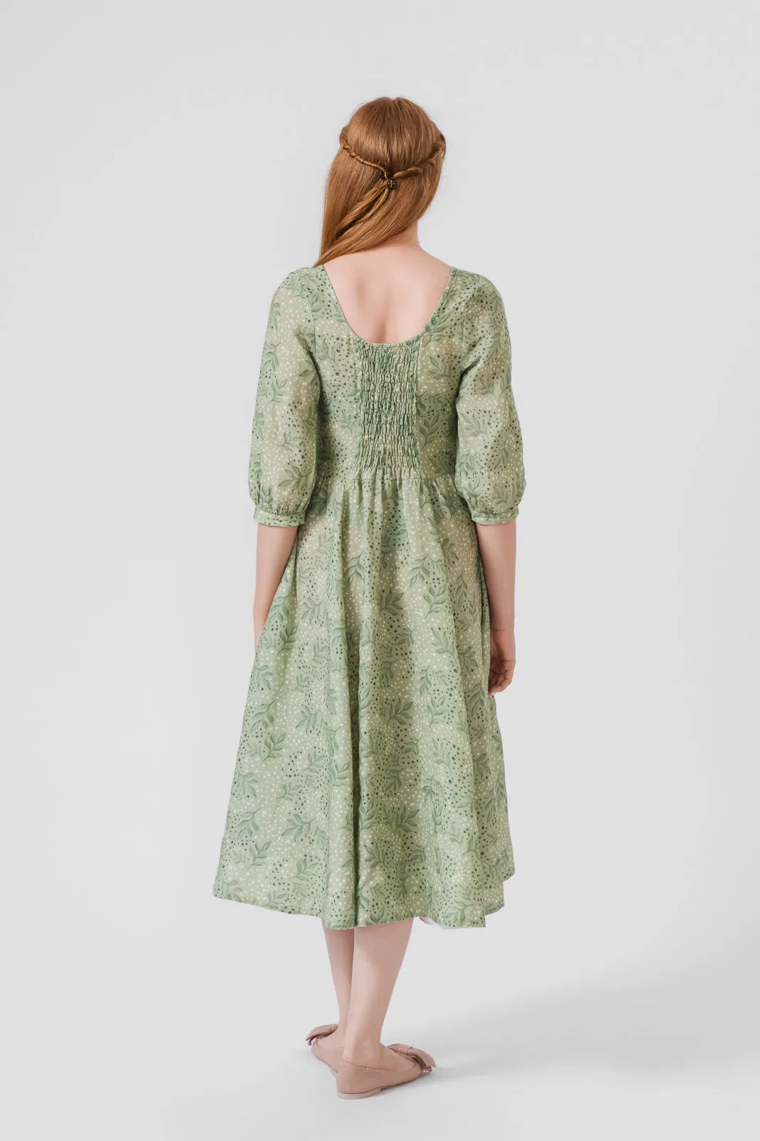 Carmen Dress, 3/4 Sleeve