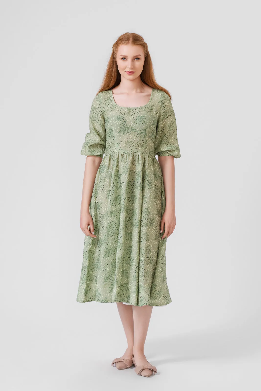 Carmen Dress, 3/4 Sleeve