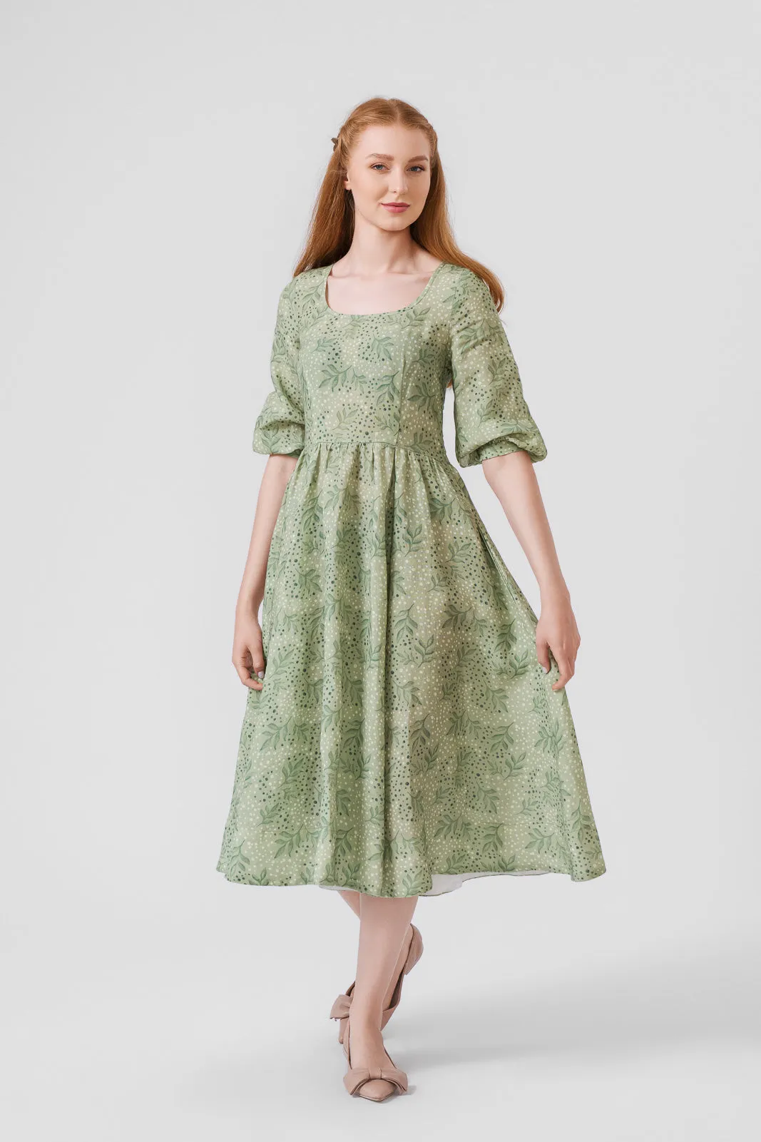 Carmen Dress, 3/4 Sleeve
